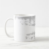 Rentier im Winter Kaffeetasse (Links)