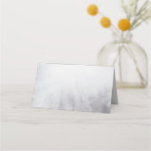 Rentier in der Wildgrau-Wasserfarbe Weihnachten Platzkarte (Rückseite)