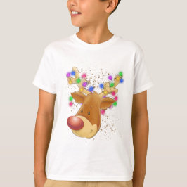 Rentier in Lights-T - Shirt