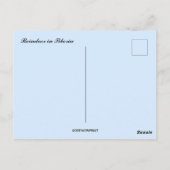 Rentier in Sibirien Postkarte (Rückseite)