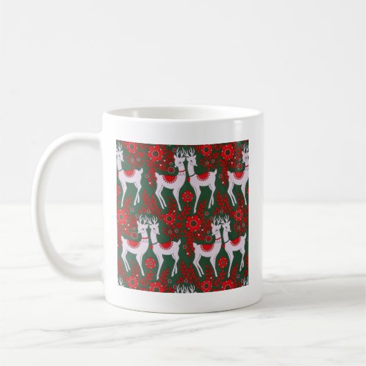 Rentier, Kaffeetasse (Links)