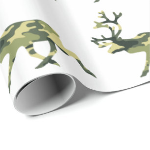 Rentier/Karibik-Waldkamouflage / Camouflage Geschenkpapier