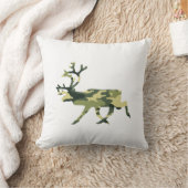 Rentier/Karibik-Waldkamouflage / Camouflage Kissen (Decke)