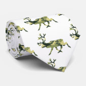 Rentier/Karibik-Waldkamouflage / Camouflage Krawatte (Gerollt)