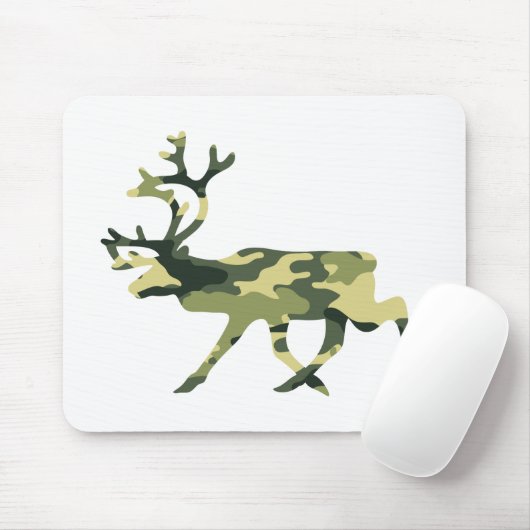 Rentier/Karibik-Waldkamouflage / Camouflage Mousepad (Mit Mouse)