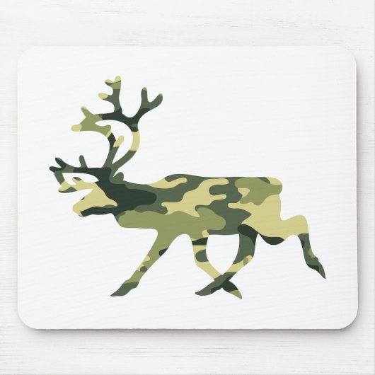 Rentier/Karibik-Waldkamouflage / Camouflage Mousepad (Vorne)