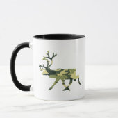 Rentier/Karibik-Waldkamouflage / Camouflage Tasse (Links)