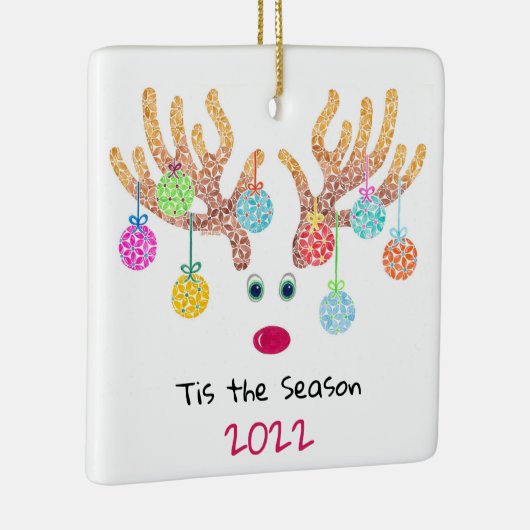 Rentier Keramik Keramikornament (Rechts)