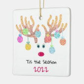 Rentier Keramik Keramikornament (Links)