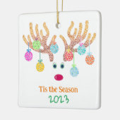 Rentier Keramik Keramikornament (Links)