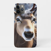 Rentier Magic: Nahes Up von Santas Loyal Companion Case-Mate iPhone Hülle (Rückseite)