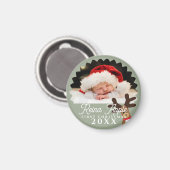 Rentier Magnet, das erste Foto des Babys Magnet (Vorderseite/Rückseite)