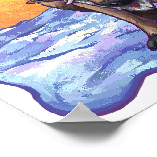 Rentier Mein Zimmerposter Poster (Ecke)