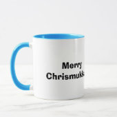 Rentier mit Menorah Antlers Chrismukka Tasse (Links)