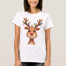 Rentier mit Weihnachtsleuchten