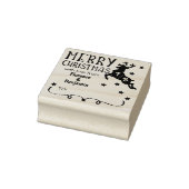 Rentier Monogram, Frohe Weihnachten mit Liebe Gummistempel (Stempel)