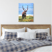 Rentier | Nationalpark Denali, Alaska Leinwanddruck (Insitu (Schlafzimmer))