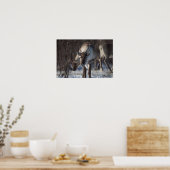 Rentier Nature Foto Poster (Küche)