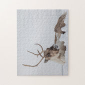 Rentier Nature Foto Puzzle (Vertikal)
