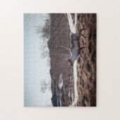 Rentier Nature Foto Puzzle (Vertikal)