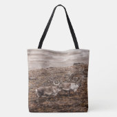 Rentier Nature Foto Tasche (Rückseite)