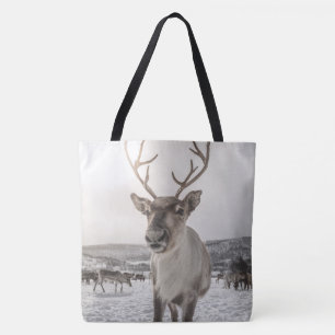 Rentier Nature Foto Tasche