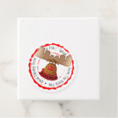 Rentier North Pole Rudolph Sonderlieferung Geschenkanhänger (Beispiel)