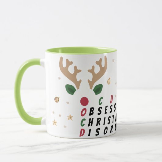 Rentier OCD kundenspezifisch Tasse (Links)