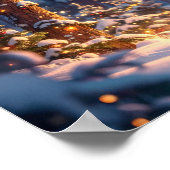 Rentier of Santa Claus Poster (Ecke)