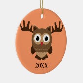 Rentier Owl Ornament (Rechts)