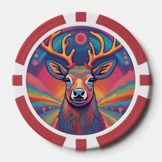 Rentier Poker Chips (Vorderseite)
