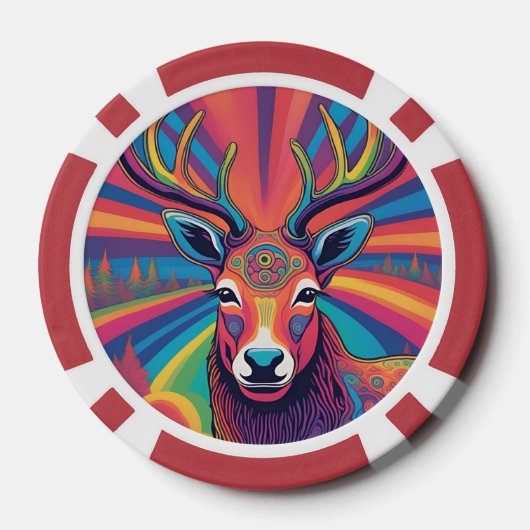 Rentier Poker Chips (Rückseite)