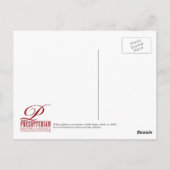 Rentier Postkarte (Rückseite)