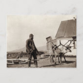 Rentier Postkarte (Vorderseite)