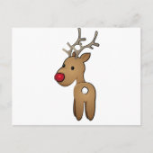 Rentier Postkarte (Vorderseite)