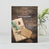 Rentier & Prestige Feiertag 2 Einladung (Stehend Vorderseite)