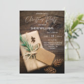 Rentier & Prestige Weihnachts-Party 2 Einladung (Stehend Vorderseite)