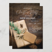 Rentier & Prestige Weihnachts-Party 2 Einladung (Vorne/Hinten)