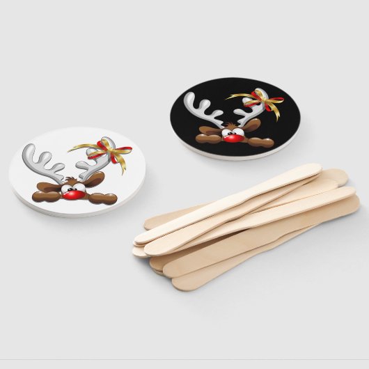 Rentier Puzzled Weihnachtsmann Fächer (Non-assembled)