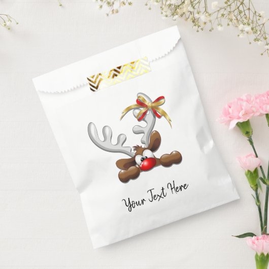 Rentier Puzzled Weihnachtsmann Geschenktütchen (Versiegelt)