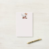 Rentier Puzzled Weihnachtsmann Post-it Klebezettel (Auf Schreibtisch)