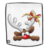 Rentier Puzzled Weihnachtsmann Rucksack (Abnehmbare Front)