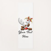 Rentier Puzzled Weihnachtsmann Yogamatte (Vorderseite)