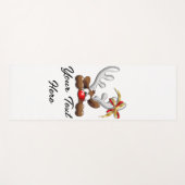 Rentier Puzzled Weihnachtsmann Yogamatte (Vorderseite (Horizontal))