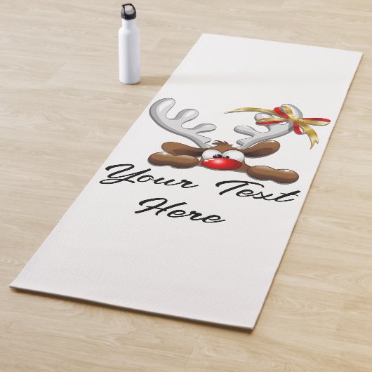 Rentier Puzzled Weihnachtsmann Yogamatte (Beispiel)