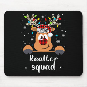 Rentier Realtor Squad Weihnachtsschule Matching Mousepad