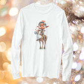 Rentier Rider Christmas Elf Men's T-Shirt