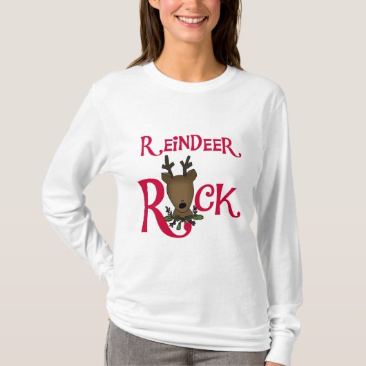 Rentier Rock Tshirts und Geschenke (Vorderseite)