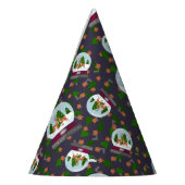 Rentier-Schneekugeln Partyhütchen (Links)