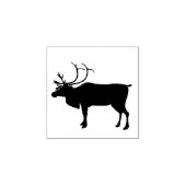 Rentier Silhouette Art Briefmarke Gummistempel (Prägung)